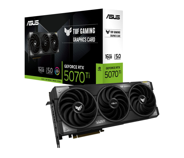 ASUS GeForce RTX 5070 Ti TUF Gaming 16GB GDDR7 DLSS5 - 1311318 - zdjęcie